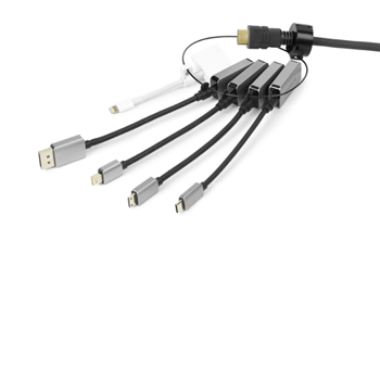 Vivolink Pro HDMI Adapterring Luksus med Lightning - USB-C - Displayport - Displayport mini/Thunderbolt - Mini HDMI 